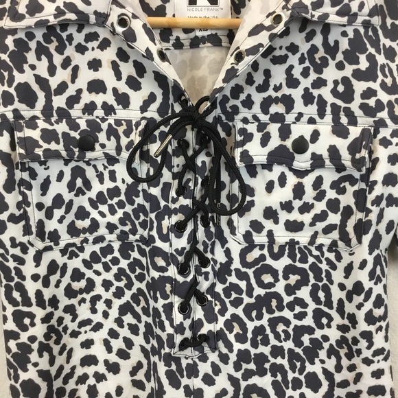 Nicole Frank Sandy Safari Top Leopard Print - Picture 4 of 10